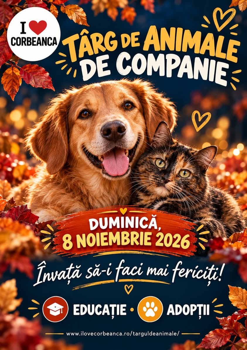 Afiș eveniment: prietenii necuvântători ai comunității.